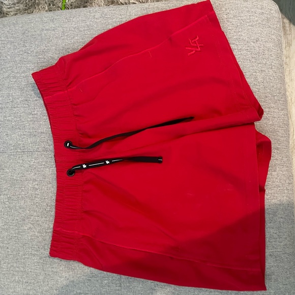 (Red) YoungLA 101 BODYBUILDING SHORT SHORTS - Size medium - like new - Picture 2 of 5